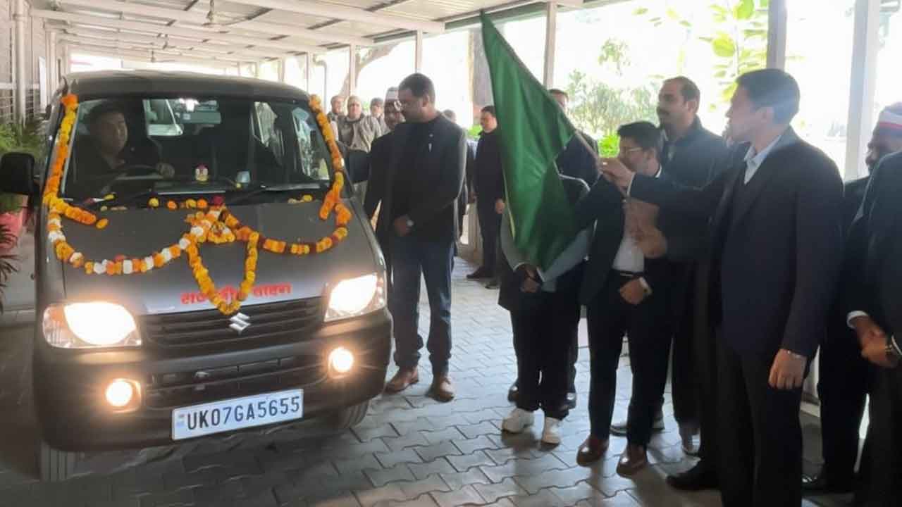 Government de-addiction center received a vehicle