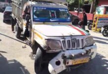 ट्रक और लोडर की टक्कर में एक की मौत ट्रक और लोडर की टक्कर में एक की मौत
